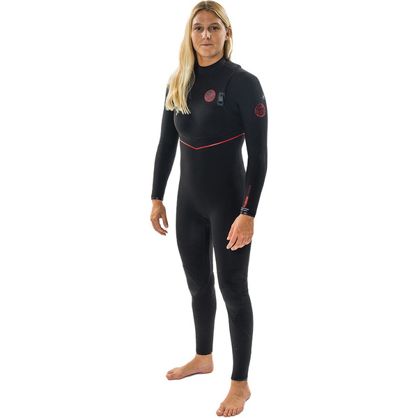 2025 Rip Curl Da Donna Flashbomb Fusion 5/3mm Zip Free Muta 15HWFS - Black